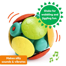 Bright Starts Wobble Bobble Crawl & Chase Baby Activity Ball Toy, Unisex, Ages 3 Months +