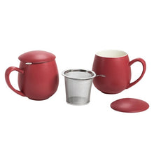 Brook 37 Amore Gift Box Tea Collection, 4 Loose Leaf Tins (4 oz Total), 2 Teacups & Infusers