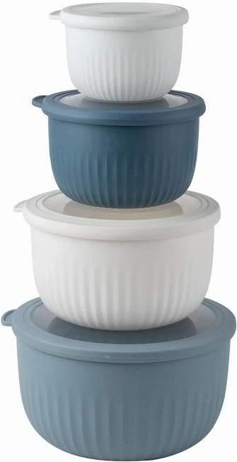 COOK WITH COLOR Meal Prep Containers Wide Mixing Bowls Food Storage Co ...