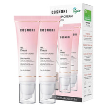COSNORI W. Dress Tone-up Cream, 1.69 fl oz, 2-pack