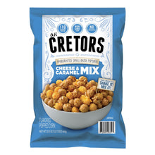 Mezcla de palomitas de maíz con sabor a queso y caramelo CRETORS, 23.5 oz.