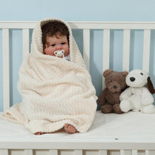 CREVENTBabyGiftSetStorageBasketwith2BabyBlanket_1SecurityBlanket_1Taggie_1GiftBagwithRibbon_Blue_Unisex_5Items6 - Brands For Less USA