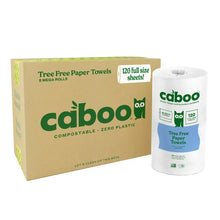 Caboo Bamboo Paper Towels, 2-ply, 120 Sheets, 8 Rolls - Brands For Less USA