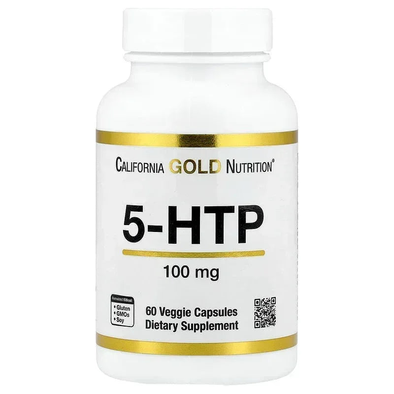 California Gold Nutrition, 5-HTP, 100 mg, 60 Veggie Capsules– Brands ...