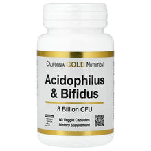 CaliforniaGoldNutrition_AcidophilusandBifidus_ProbioticBlendwithLactobacillusacidophilus_Bifidobacteriumlactis_andBifidobacteriumlongum_60VeggieCapsules - Brands For Less USA