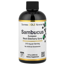 CaliforniaGoldNutrition_AdultSambucusElderberrySyrup_8floz_240ml - Brands For Less USA