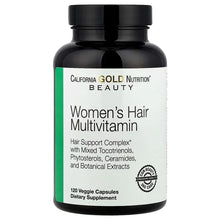 CaliforniaGoldNutrition_Beauty_Women_sHairMultivitamin_120VeggieCapsules - Brands For Less USA