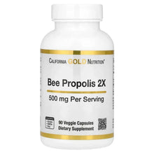 CaliforniaGoldNutrition_BeePropolis2X_ConcentratedExtract_500mg_90VeggieCaps - Brands For Less USA