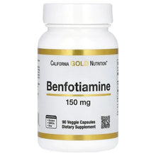 CaliforniaGoldNutrition_BenfotiaminewithL-Leucine_150mg_90VeggieCapsules - Brands For Less USA