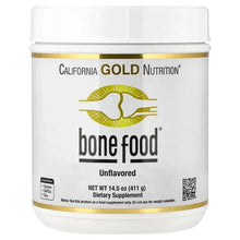 CaliforniaGoldNutrition_BoneFoodwithCollagenPeptides_HyaluronicAcid_plusVitamins_Minerals_Unflavored_14.5oz_411g - Brands For Less USA