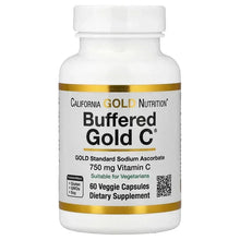 CaliforniaGoldNutrition_BufferedGoldC_GOLDStandardSodiumAscorbate_VitaminC_60VeggieCapsules - Brands For Less USA