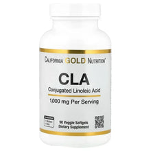 CaliforniaGoldNutrition_CLA_ConjugatedLinoleicAcid_1_000mg_90VeggieSoftgels - Brands For Less USA