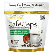 CaliforniaGoldNutrition_CafeCeps_CertifiedOrganicInstantCoffeewithFull-Spectrum_OrganicCordycepsandReishiMushroomPowder_3.5oz_100g - Brands For Less USA