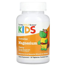 CaliforniaGoldNutrition_ChewableMagnesiumforChildren_Cherry_90VegetarianTablets_50mgperTablet - Brands For Less USA