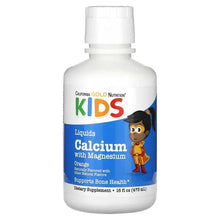 CaliforniaGoldNutrition_Children_sLiquidCalciumwithMagnesium_VitaminDandZinc_16floz_473ml - Brands For Less USA