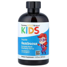 CaliforniaGoldNutrition_Children_sSambucusElderberrySyrup_4floz_120ml - Brands For Less USA