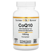 CaliforniaGoldNutrition_CoQ10_UbiquinoneUSPwithBioperine_BlackPepperExtract_EnhancedBioavailability_100mg_150VeggieCapsules - Brands For Less USA