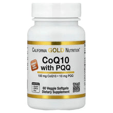 CaliforniaGoldNutrition_CoQ10withPQQ_UbiquinoneUSP_TapiocaVeggieSoftgelwithSunflowerLecithin_100mg_60VeggieSoftgel - Brands For Less USA