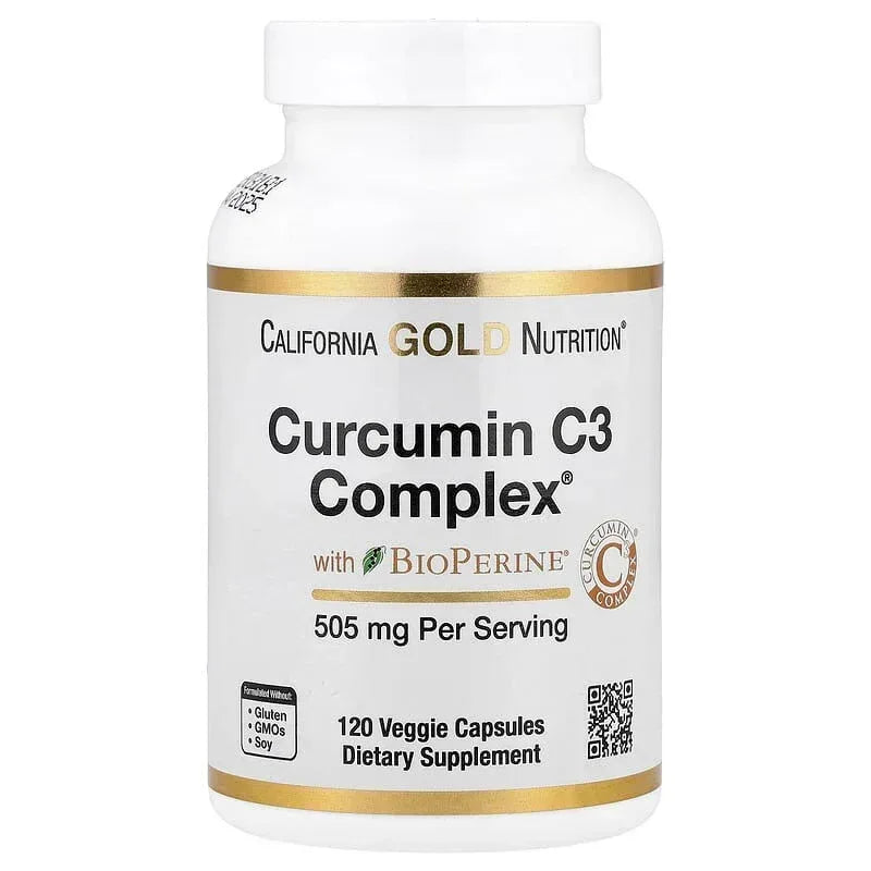 California Gold Nutrition, Curcumin C3 Complex® with BioPerine® Black ...