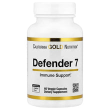 CaliforniaGoldNutrition_Defender7_withA_C_D3_B6_Zinc_Selenium_Beta-Glucan_60VeggieCapsules - Brands For Less USA