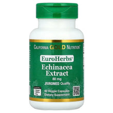 CaliforniaGoldNutrition_EuroHerbs_EchinaceaHerbExtract_EuromedQuality_80mg_60VeggieCapsules - Brands For Less USA