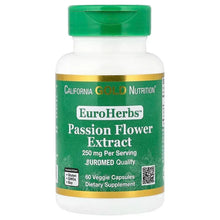 CaliforniaGoldNutrition_EuroHerbs_PassionFlowerExtract_EuromedQuality_250mg_60VeggieCapsules - Brands For Less USA