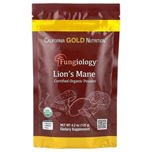 CaliforniaGoldNutrition_Fungiology_CertifiedOrganicLion_sManePowder_4.2oz_120g - Brands For Less USA