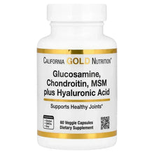 CaliforniaGoldNutrition_Glucosamine_Chondroitin_MSMplusHyaluronicAcid_60VeggieCapsules - Brands For Less USA