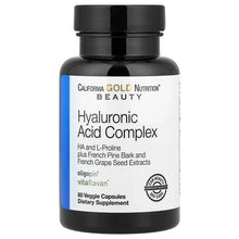 CaliforniaGoldNutrition_HyaluronicAcidComplexwithL-Proline_FrenchGrapeSeedandFrenchMaritimePineBarkExtract_60VeggieCapsules - Brands For Less USA