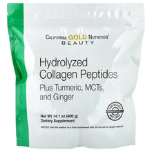CaliforniaGoldNutrition_HydrolyzedCollagenPeptideswithTurmeric_MCT_andGinger_14.1oz_400g - Brands For Less USA
