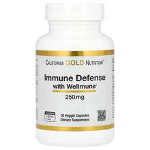 CaliforniaGoldNutrition_ImmuneDefensewithWellmune_Beta-Glucan_250mg_30VeggieCapsules - Brands For Less USA