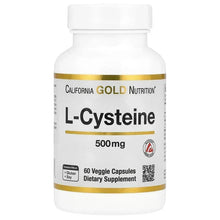 CaliforniaGoldNutrition_L-Cysteine_AjiPure_500mg_60VeggieCapsules - Brands For Less USA