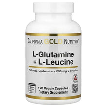 CaliforniaGoldNutrition_L-Glutamine_L-Leucine_120VeggieCapsules - Brands For Less USA