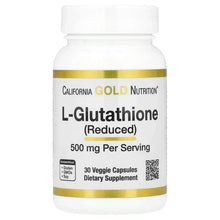 CaliforniaGoldNutrition_L-Glutathione_Reduced_500mg_30VeggieCapsules - Brands For Less USA