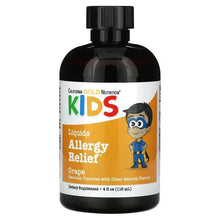 CaliforniaGoldNutrition_LiquidAllergyReliefwithElderberryExtract_VitaminC_AmlaPowderandBromelainforChildren_NoAlcohol_Grape_4floz_118ml - Brands For Less USA