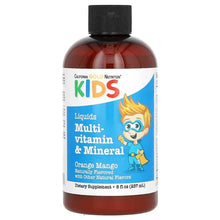CaliforniaGoldNutrition_LiquidMulti-Vitamin_MineralwithCalcium_VitaminB12_VitaminsC_D3forChildren_NoAlcohol_NaturalOrangeMango_8floz_237ml - Brands For Less USA
