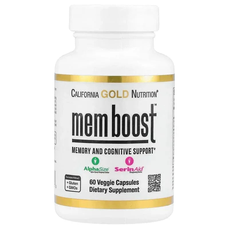 California Gold Nutrition, MEM Boost™, Memory & Cognitive Support with ...