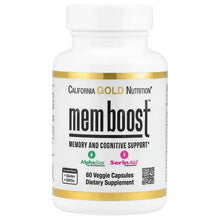 CaliforniaGoldNutrition_MEMBoost_Memory_CognitiveSupportwithAlpha-GPC_Lion_sManeExtract_CoffeeFruitExtractandPhosphatidylserine_60VeggieCapsules - Brands For Less USA
