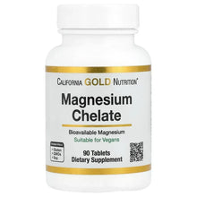 CaliforniaGoldNutrition_MagnesiumChelatewithCalcium_90Tablets - Brands For Less USA