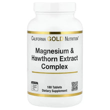 CaliforniaGoldNutrition_Magnesium_HawthornExtractComplexwithTaurine_ColeusforskohliiExtract_andHops_180Tablets - Brands For Less USA
