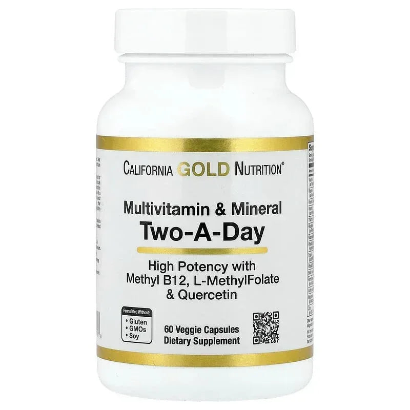 California Gold Nutrition, Multivitamin and Mineral with Methyl B12, V ...