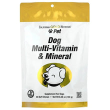 CaliforniaGoldNutrition_Pet_DogMulti-Vitamin_Mineral_60SoftChews_6.35oz_180g - Brands For Less USA