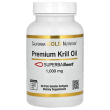 CaliforniaGoldNutrition_PremiumKrillOilwithSUPERBABoost_1_000mg_60FishGelatinSoftgels - Brands For Less USA