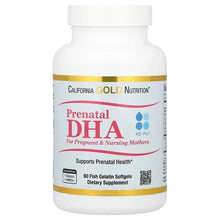California Gold Nutrition, Prenatal DHA, Omega-3 Fatty Acids DHA and EPA plus Choline, 60 Fish Gelatin Softgels - Brands For Less USA