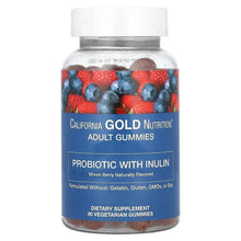 CaliforniaGoldNutrition_ProbioticwithInulinGummieswithVitaminC_Folate_BerryExtractBlendandOrganicInulin_NaturalMixedBerry_90VegetarianGummies - Brands For Less USA