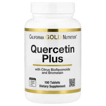 CaliforniaGoldNutrition_QuercetinPluswithQuercetin_VitaminC_CitrusBioflavonoids_Bromelain_TurmericandVitaminC_100Tablets - Brands For Less USA