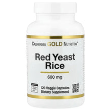 CaliforniaGoldNutrition_RedYeastRice_600mg_120VeggieCapsules - Brands For Less USA
