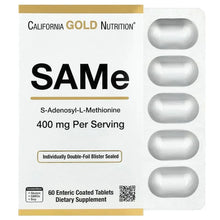 CaliforniaGoldNutrition_SAMe_DisulfateTosylate_400mg_60EntericCoatedTablets - Brands For Less USA