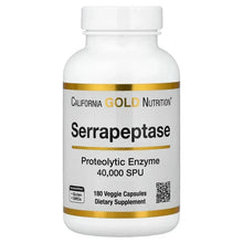 CaliforniaGoldNutrition_Serrapeptase_ProteolyticEnzyme_40_000SPUs_180VeggieCapsules - Brands For Less USA