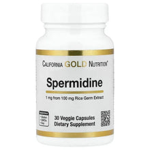 CaliforniaGoldNutrition_Spermidine_RiceGermExtract_1mg_30VeggieCapsules - Brands For Less USA